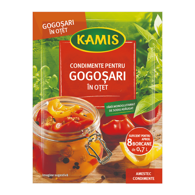 Condimente pentru gogosari in otet