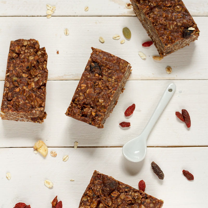 Batoane de ovăz și ciocolată neagră