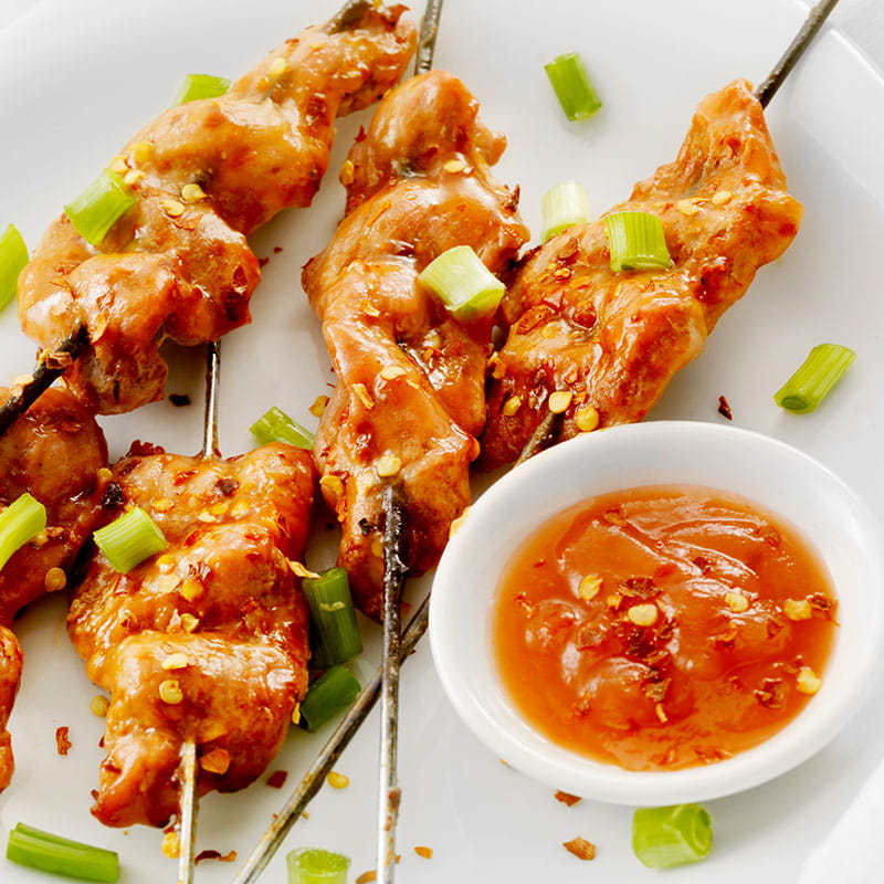 Frigărui asiatice cu carne de pui